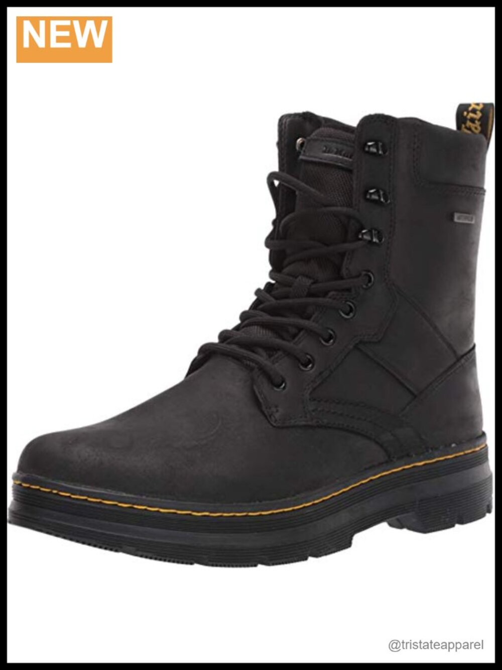 Waterproof Leather Lace-Up Ankle Boots with GripWair Sole